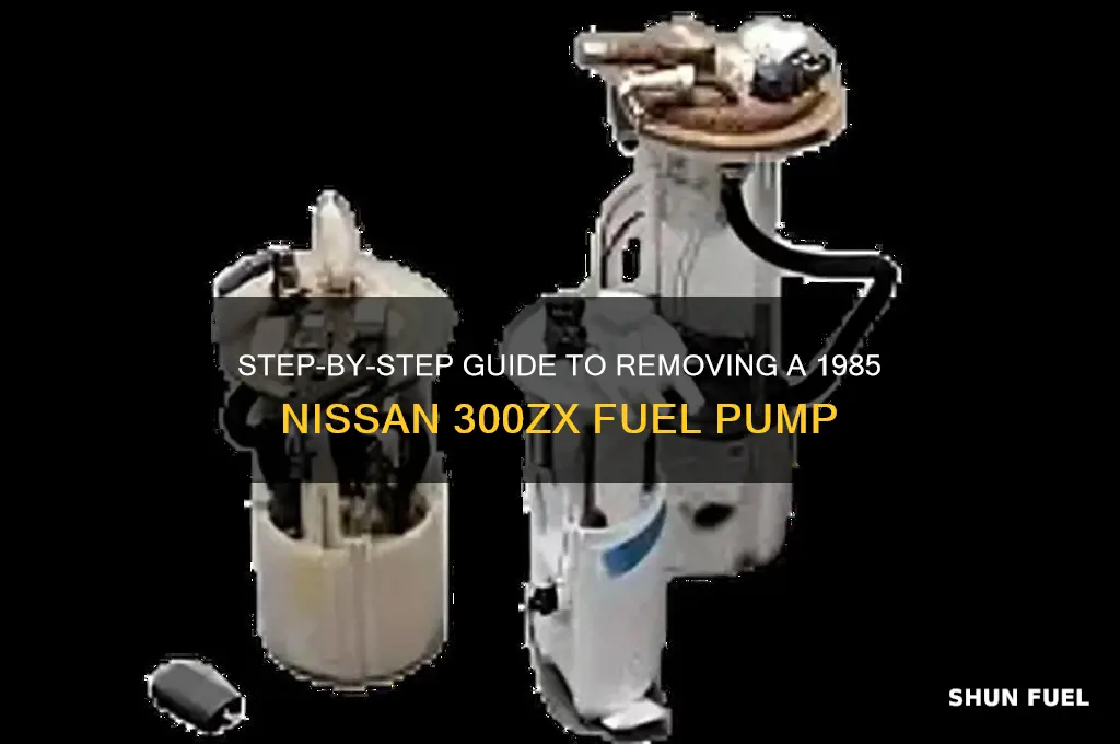 how to remove 1985 nissan 300zx fuel pump