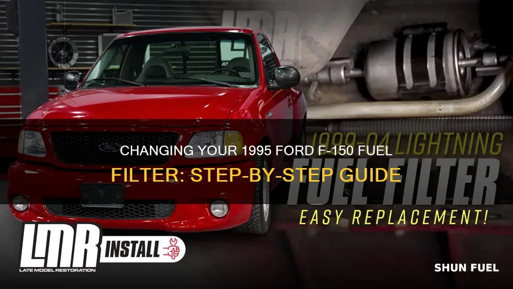 how to remove 1995 ford f-150 fuel filter