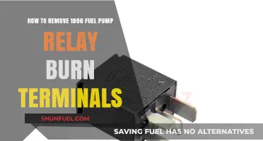 Fixing Burnt Fuel Pump Relay Terminals in 1996 Vehicles: A Guide