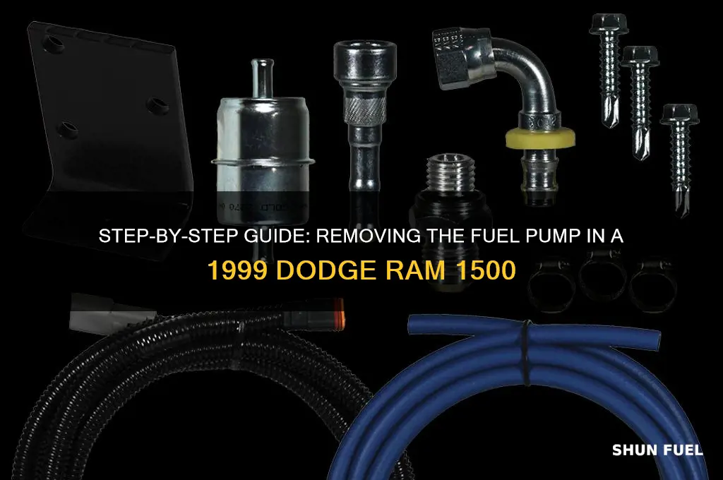 how to remove 1999 dodge ram 1500 fuel pump
