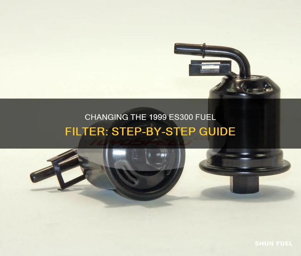 how to remove 1999 es300 fuel filter