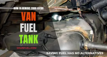Removing Astro Van Fuel Tank: Step-by-Step Guide