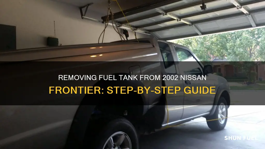 how to remove 2002 nissan frontier fuel tank