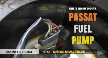 Step-by-Step Guide: Removing the Fuel Pump in a 2004 VW Passat