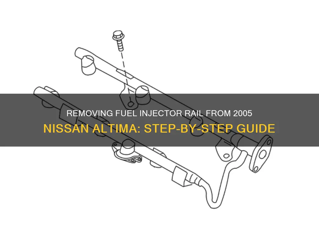 how to remove 2005 nissan altima fuel injector rail