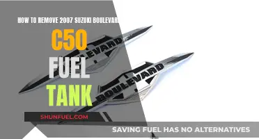 Removing the Fuel Tank on a Suzuki Boulevard C50 (2007)