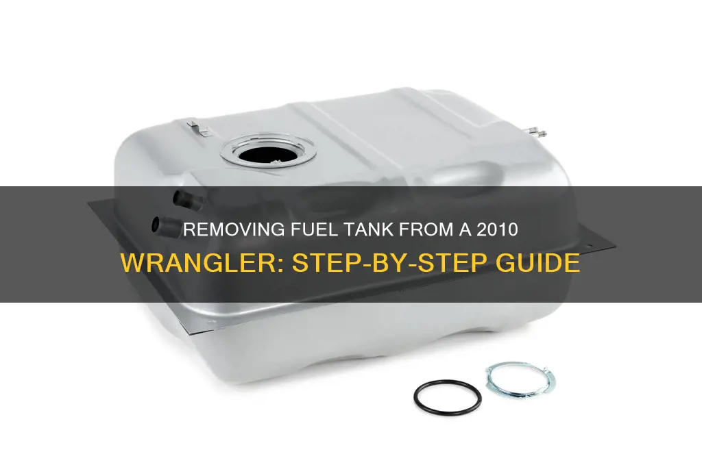 how to remove 2010 wrangler fuel tank