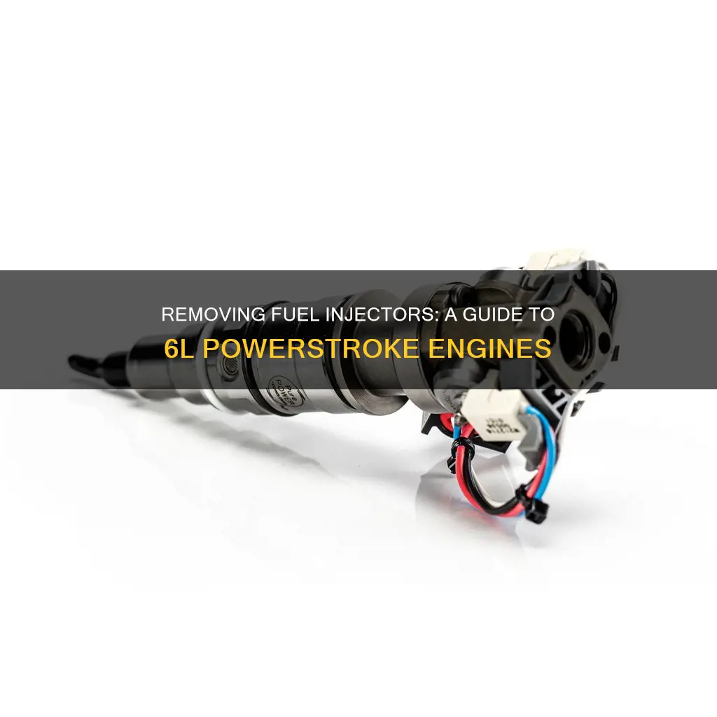 how to remove 6 l powerstoke fuel injectors