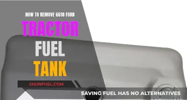 Removing the Fuel Tank of a 6610 Ford Tractor