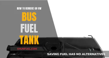 Removing the Fuel Tank from a 68 VW Bus
