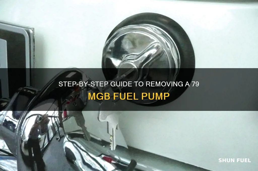 how to remove 79 mgb fuel pump