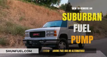 Step-by-Step Guide to Removing a 1994 Suburban Fuel Pump