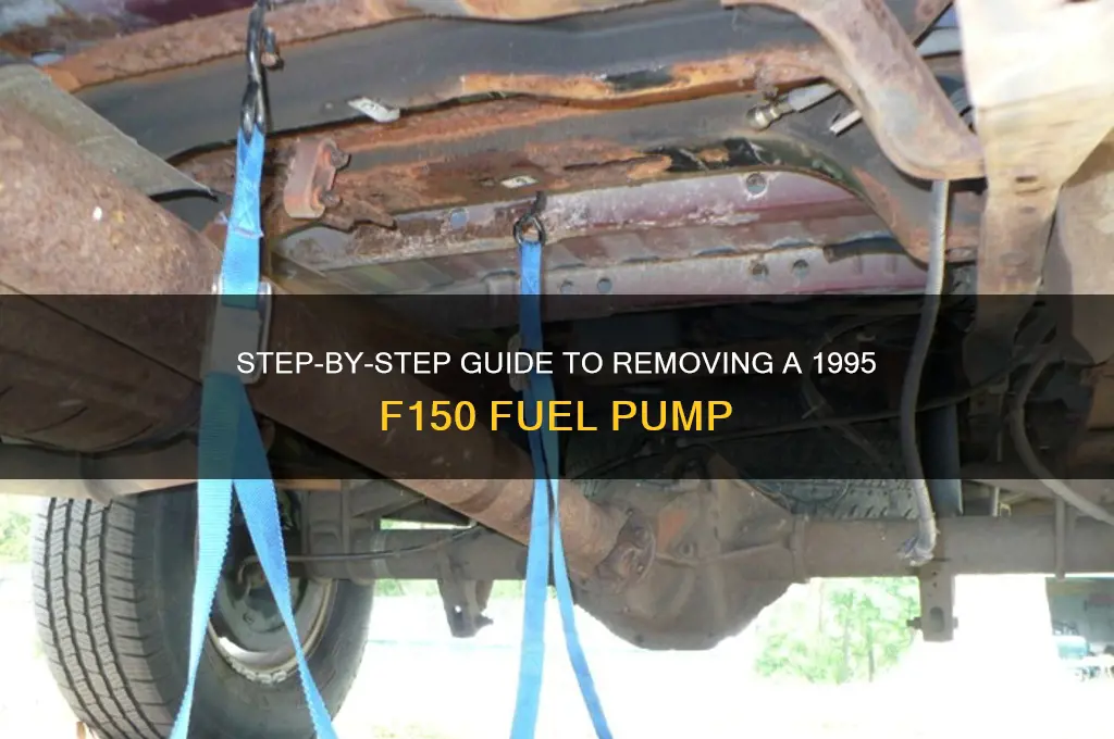 how to remove 95 f150 fuel pump