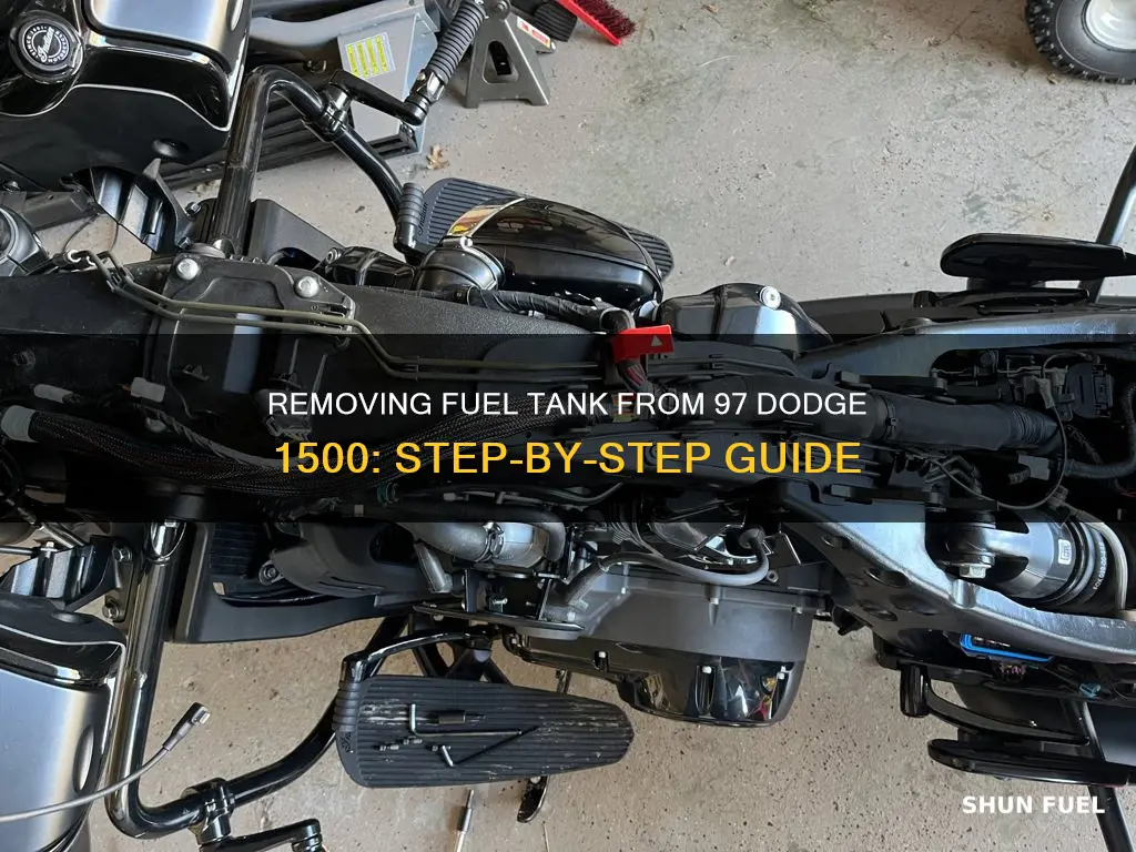 how to remove 97 dodge 1500 fuel tank