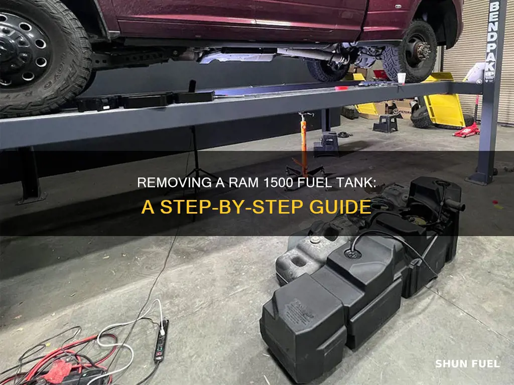 how to remove 98 1500 ram fuel tank