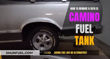 Removing the Fuel Tank from a 1976 El Camino