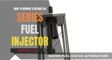 Removing Fuel Injector from Detroit 60 Series Engine