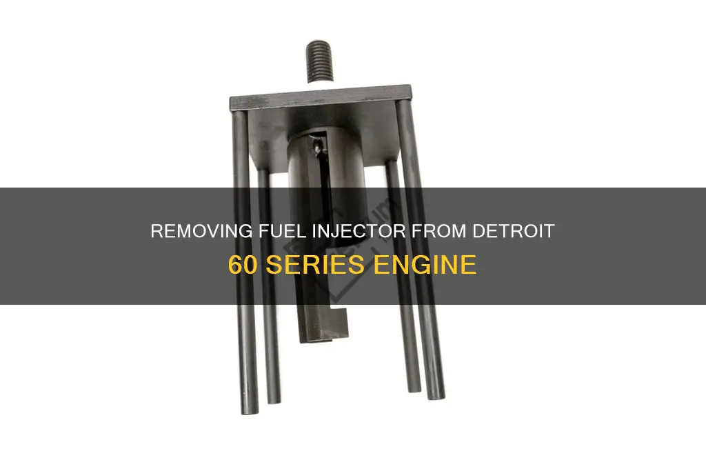 how to remove a detroit 60 series fuel injector