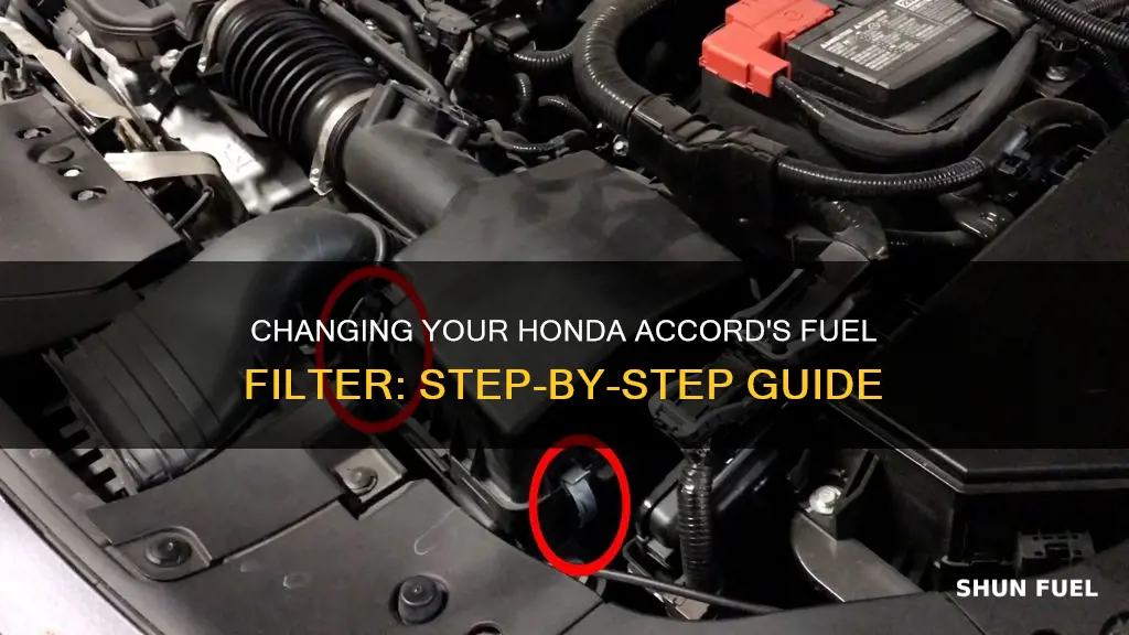how to remove a fuel filter honda accord