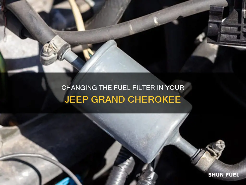 how to remove a fuel filter jeep grand cherokee