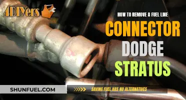 Dodge Stratus Fuel Line Connector Removal: A Step-by-Step Guide