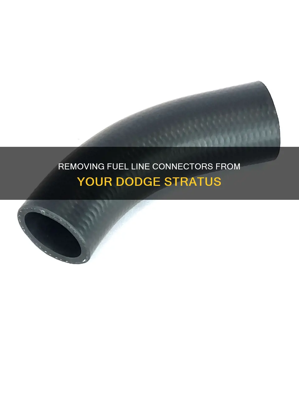 how to remove a fuel line connector dodge stratus