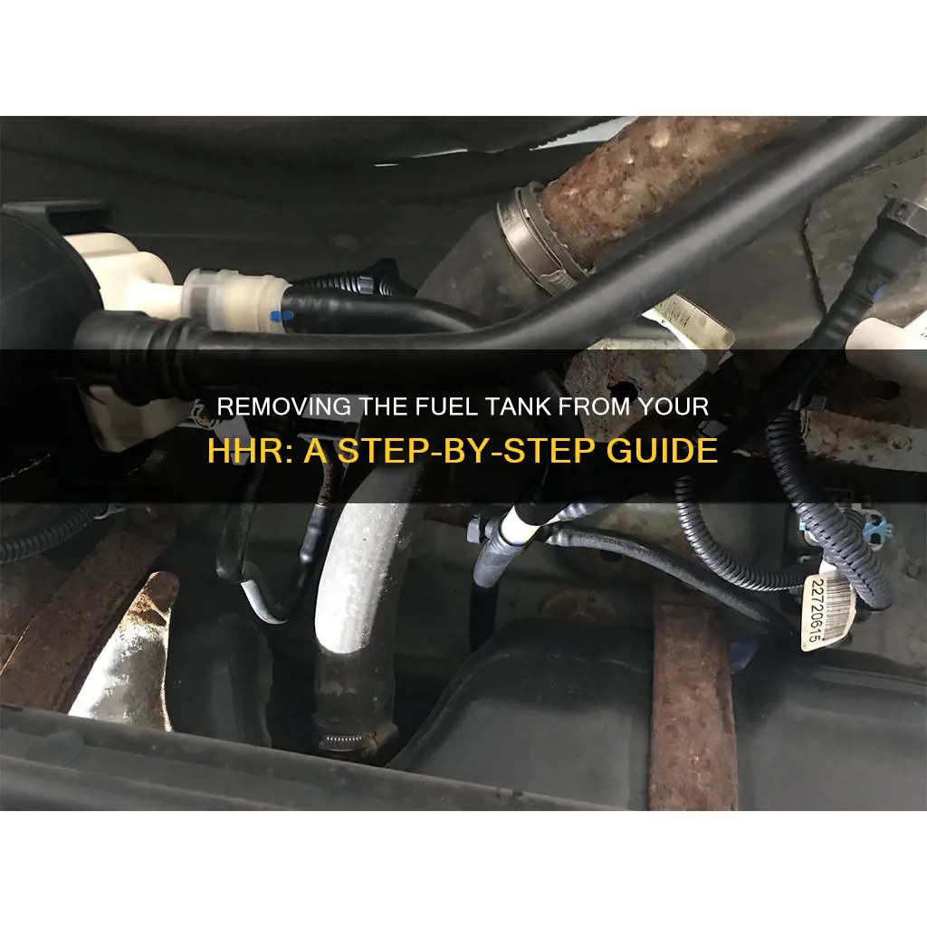 how to remove a fuel tank from hhr