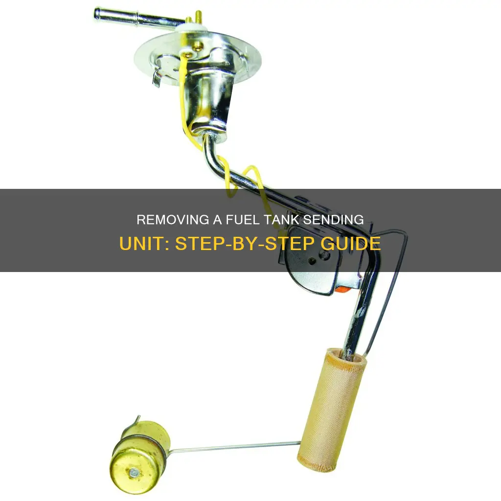 how to remove a fuel tank sending unit