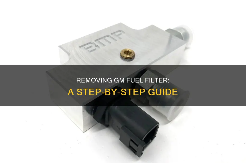 how to remove a gm fuel filter