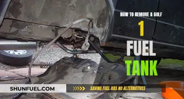 Removing a Golf 1 Fuel Tank: Step-by-Step Guide