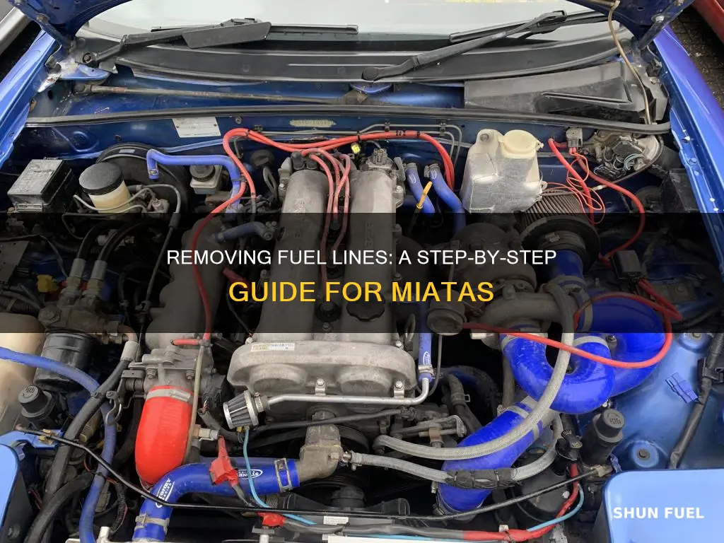how to remove a miata fuel line