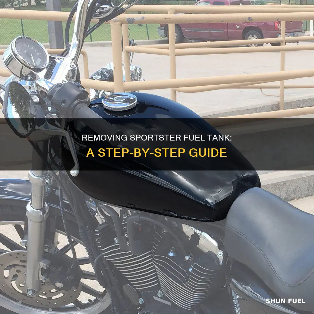 how to remove a sportster fuel tank