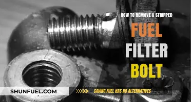 Efficiently Removing Stripped Fuel Filter Bolt