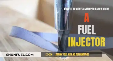 Removing a Stripped Screw from a Fuel Injector