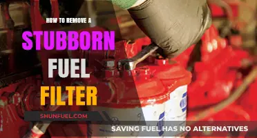 Removing a Stubborn Fuel Filter: Tips and Tricks