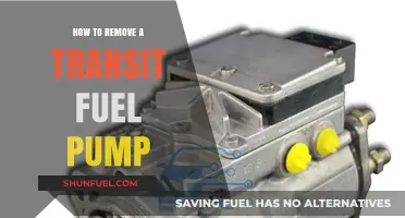 Step-by-Step Guide to Removing a Transit Fuel Pump Safely