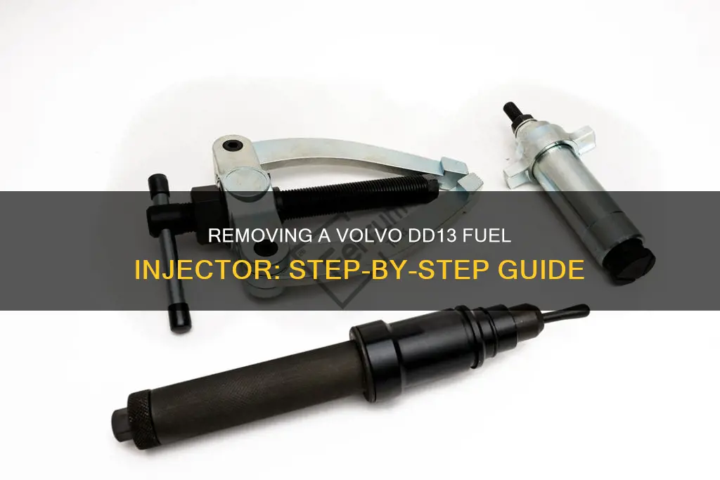 how to remove a volvo dd13 fuel injector