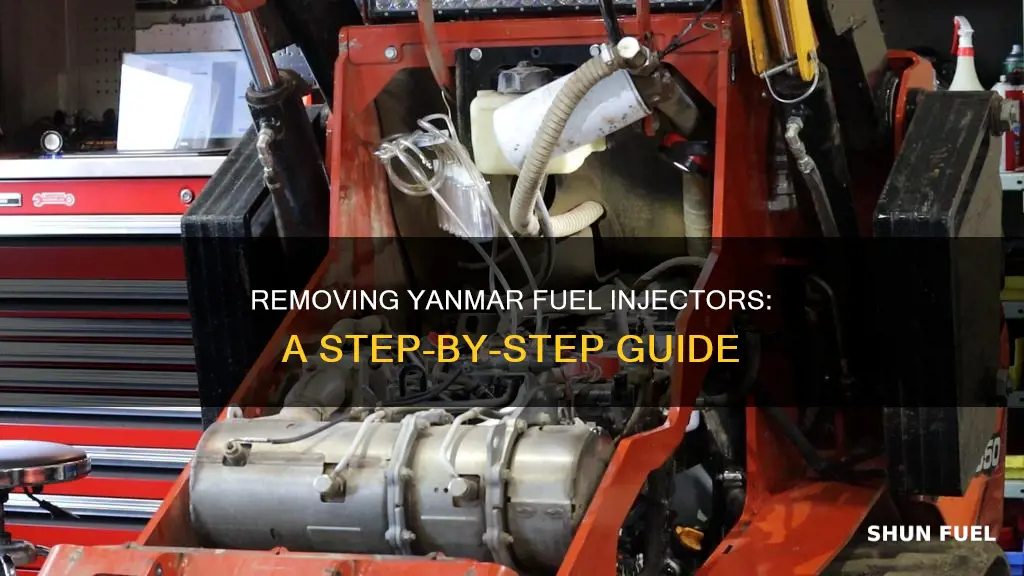 how to remove a yanmar fuel injector