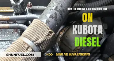 Kubota Diesel Fuel Line: Air Removal Tips