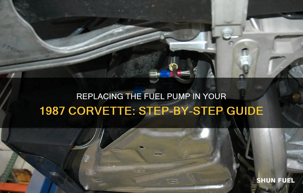 how to remove and replace fuel pump on 1987 corvette
