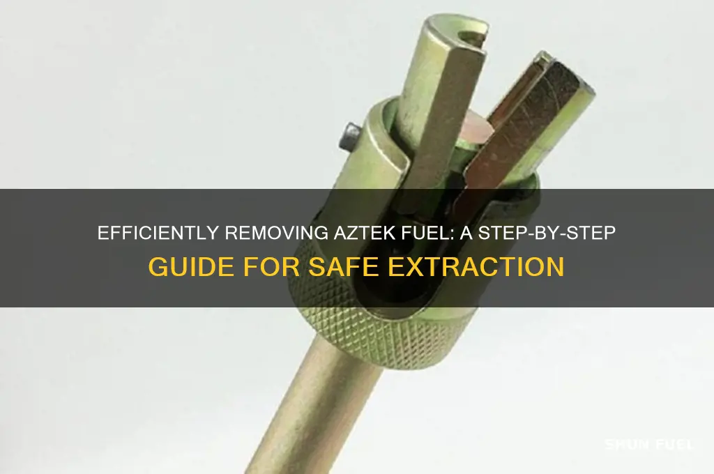 how to remove aztek fuel