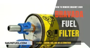 Removing Bravada Fuel Filter: Bracket Removal Guide