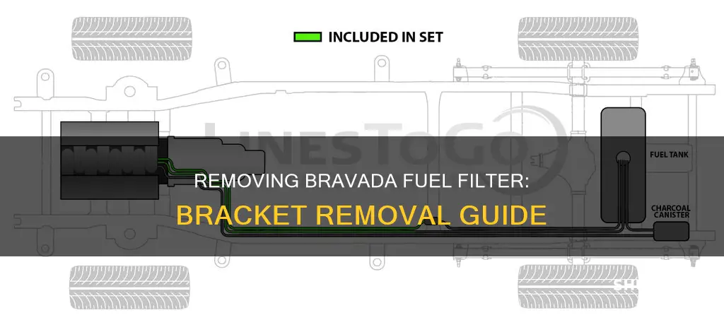 how to remove bracket 2001 bravada fuel filter