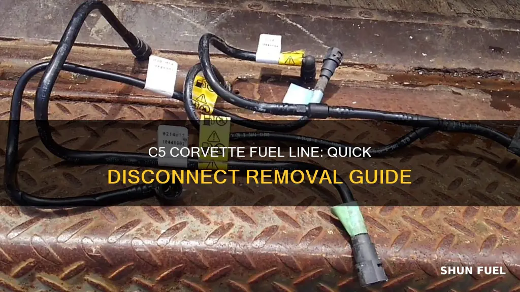 how to remove c5 corvette quick disconnect fuel line