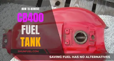 Removing CB400 Fuel Tank: A Step-by-Step Guide