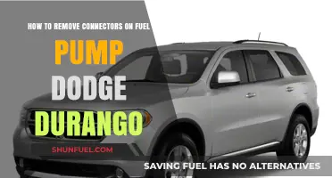 Removing Fuel Pump Connectors on a Dodge Durango: Step-by-Step Guide