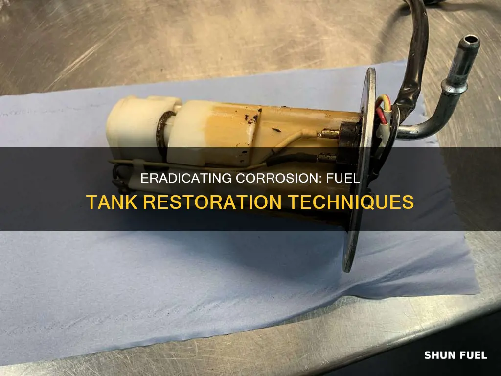 how to remove corrosion from fuel tank