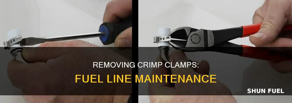 how to remove crimp clamps from a fuel line