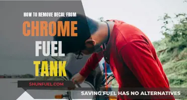 Efficiently Removing Decals from Chrome Fuel Tanks