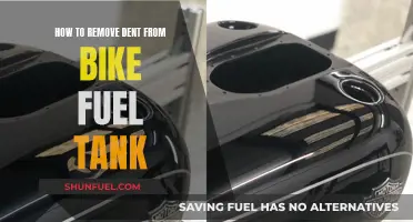 Efficiently Removing Dents from Your Bike's Fuel Tank